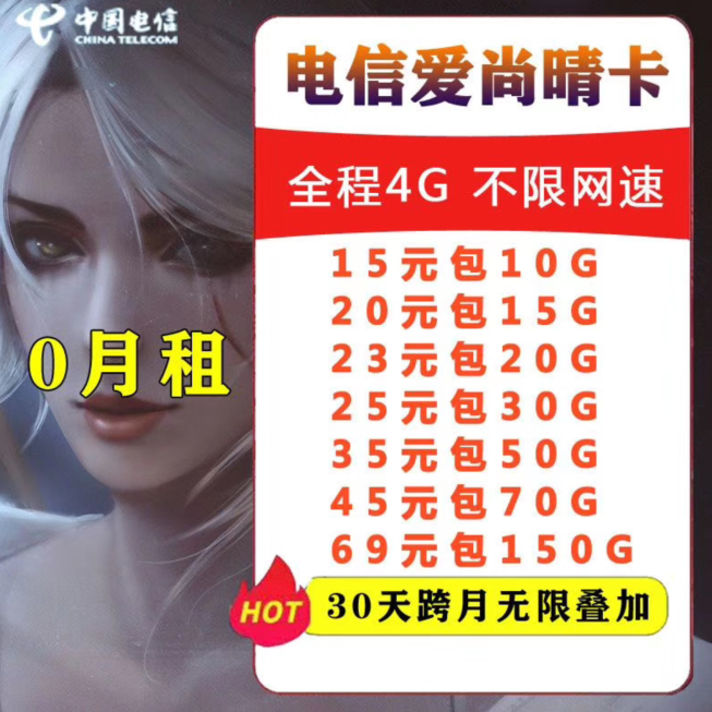 送福利！0元包邮免费送电信流量卡！限量500张 